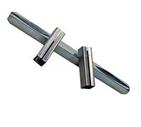 7mm Door Window Handle Spindle and 2 Sleeve Adaptors 7mm to 8mm for Lever Knob Handles Accessories Sets (100mm)