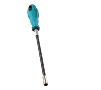 7mm Flexible Hose Clamp Nut Driver for Flex for Socket, Blue, 12.2 Inch Bendable Spring Shaft for Hard-to-Reach Places in Plumbing and for AUTO Repair