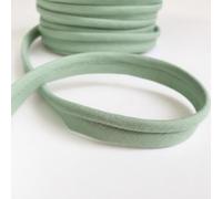 7mm Insert Piping Cord with Large Flange, Poly Cotton Bias Cut - Sage Green | Cushion Edge Trim - Sold by the metre
