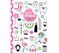 7mm Math Notebook A4 for Girls Ages 4-8: 7 mm (0.7 cm) Notebook, 7 mm Square Math Exercise Book A4 | Squared Quad Ruled Grid Paper Notebook for Mathematics (Maths), Writing Pad 100 Pages A4