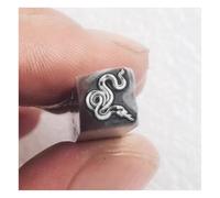 7mm Metal Stamping Stamp Tool, 12 Kinds of Animal Patterns, Hand Carved Jewelry, Leather, Plastic, Wooden, Clay Seals (Pattern 7)