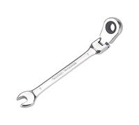 7mm Metric Flex-Head Ratchet Wrench,Box End Head 72-Tooth Ratcheting Combination Wrench Spanner