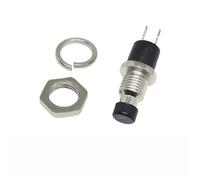 7mm Momentary Push Button Switch PBS-110 Normally Open NO NC Press The ResetON OFF 5/20Pcs(PBS-110 NO Black,20PCS)