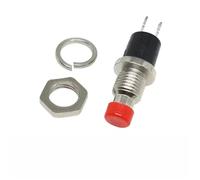7mm Momentary Push Button Switch PBS-110 Normally Open NO NC Press The ResetON OFF 5/20Pcs(PBS-111 NC Red,20PCS)