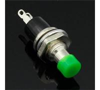 7mm Momentary Push Button Switch Press The Reset On Off NO 6Pcs(Green)
