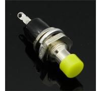 7mm Momentary Push Button Switch Press The Reset On Off NO 6Pcs(Yellow)
