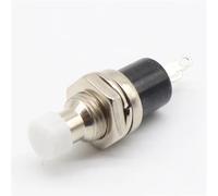 7mm Momentary Push Button Switch Press The Reset On Off Normally Open NO 6Pcs(WHITE)
