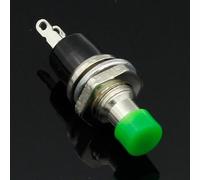 7mm Momentary Push Button Switch Press The Reset Switch Momentary On Off Push Button Micro Switch Normally Open NO 6Pcs(Green)