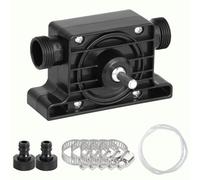 7mm Shank Mini Electric Drill Pump, Portable Cordless Drill Pump, Self-Priming Transfer Pumps with 2 Connectors 2m Hose 5 Hose Clamps for Home Garden Oil Diesel - Need to Connect A Power Drill