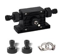 7mm Shank Mini Electric Drill Pump, Self-Priming Transfer Pump with 2 Quick-Connect Fittings, 2 Anti-Leak Clamps, Cordless Drill Pump Ideal for Home, Garden & Workshop Oil, Diesel