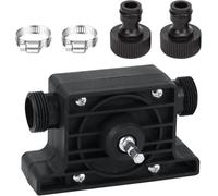 7mm Shank Mini Electric Drill Pump, Self Priming Transfer Pumps, Portable Cordless Drill Pump with 2 Connectors 2 Hose Clamps for Home Garden Oil Diesel, Need to Connect A Power Drill