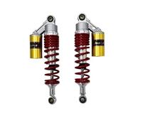 7mm Spring 320mm Motorcycle Shock Absorber For CB400 For CB400SF For CX500 For XJ900 For DT400 For RD350 For SR500 2pcs Motorcycle Air Shock Absorber(Silver red)