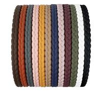 7mm Thin Headbands For Women, 12 Pcs Plastic Headband with Teeth Head Bands Combing Hairbands Hair Accessories for Girls, Teens and Women