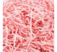 7OZ Gift Box Bag Filler Confetti For Valentine New Year, Crinkle Cut Shredded Paper Filler For Gift Baskets, Light Pink Papers Shred Raffia Basket Stuffing For Baby Shower Proposal Wedding Birthday