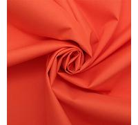 7oz Water Repellent Outdoor Canvas Fabric Waterproof Tear Resistant Garden Furniture Plain Upholstery Grade Fire Retardant - Orange - 1m x 150cm