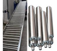 7Pack HeavyDuty Steel Roller Wheels for DIY ProjectsCommercial NonMotorized Sliding Rollers Conveyor Rollers with 1'' to 2.4'' Diameter Options