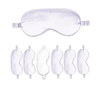 7PACK Satin Eye Mask Silk Sleep Masks Silky Blackout Eyes Covers Sleeping Blindfold Eyeshade Wedding Bridal Gift Travel Naps