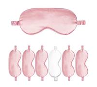 7PACK Satin Eye Mask Silk Sleep Masks Silky Blackout Eyes Covers Sleeping Blindfold Eyeshade Wedding Bridal Gift Travel Naps