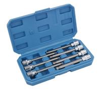 7pc 3/8" Drive Ball Ended Metric Extra Long Allen Hex Keys 3mm - 10mm