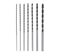 7pc 300mm Wood Auger Bit Set, Carbon Steel for Bricks | 300mm Extended Handle, High Carbon Steel, for Hardwood Plywood Bricks Construction Formwork Applications