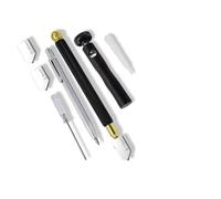 7Pc Glass Cutter Set, Emery Carbide Tip for 2-20Mm Tiles, Ergonomic Non-Slip Handle with Tapping Head, for DIY Mirror and Craft