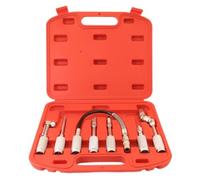 7PC GREASE GUN LUBE NOZZLE RUBBER TIPPED NEEDLE ADAPTORS EXTENSION KIT CT1206