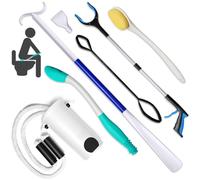 7PC Hip Kit, Hip Kit for Seniors, Surgery Recovery Items, Hip Replacement Kit After Surgery, Hip Replacement Recovery Kit with Grabber,Sock Aid,Leg Lifter,Dressing Stick,Shoehorn,Back Scratcher