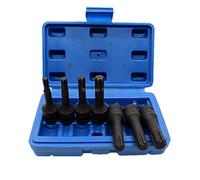 7pc Impact Socket it Set 3/8" Square Drive Chrome Molybdenum Steel Ribe its Socket Wrench Tool RT6 RT7 RT8 RT10 RT11 RT12 RT13