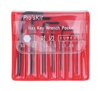 7pcs 0.7mm-3mm Kit Hexagon Clé Allen Set Clé Outil Tournevis Drill Bit Set