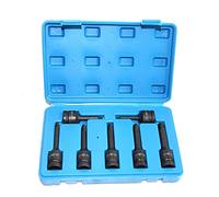 7Pcs 1/2 Inch Drive Impact V-Type CR-MO it Socket Set for Torque Ratchet Spanner V1-V7 Stud r