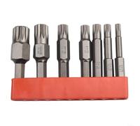 7pcs 12-Point for torx Bit Set, M5-M12, 50mm Length 7pcs 12-Point | For Automotive Repair, High Torque Transfer, for ideal for Mechanics, Made of Alloy Steel, Sizes M5-M12