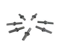 7Pcs 14mm Stone Splitting Wedges and Shims Set, Rock Breaking Tools, Concrete Splitting Kit, Granite and Masonry Hand Tools for Quarrying and Hard Stone Work