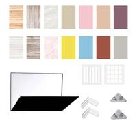 7Pcs 14Patterns Photo Backdrop Board Small Kit for Food Jewelry & Items