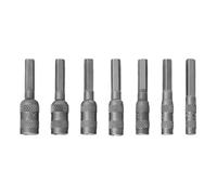 7pcs 2.5mm-5.5mm Hexagonal Socket Hexagonal Shank Nut Driver Set Screwdriver Bit for Technicians Car Repairing Professional Repair Tool