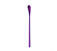 7Pcs 304 Stainless Steel Creative Long Handle Small Spoon, Deep Jar Honey Ice Cream Sundae Spoon, Coffee Stirring Milk Tea Smoothie Spoons (E)
