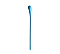 7Pcs 304 Stainless Steel Creative Long Handle Small Spoon, Deep Jar Honey Ice Cream Sundae Spoon, Coffee Stirring Milk Tea Smoothie Spoons (D)