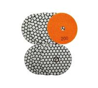 7pcs 4"/100mm Dry Polishing Pad For Granite Marble Grit #200 Flexible Resin Sanding Disk Stone Polisher Pad