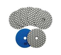 7pcs 4"/100mm Dry Polishing Pad For Granite Marble Grit #50 Sanding Disc Stone Sanding Disk Stone Polisher Pad