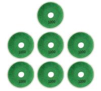 7Pcs 4inch Metal Infused Wet Grinding Pad Set For Professional Marble Tile Polishing Stone Restoration Grinding Discs Professional Stone Polishing Tool