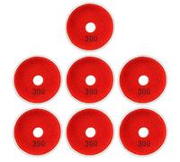 7Pcs 4inch Metal Infused Wet Grinding Pad Set For Professional Marble Tile Polishing Stone Restoration Grinding Discs Professional Stone Polishing Tool