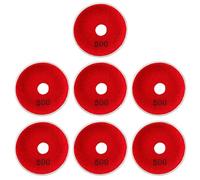 7Pcs 4inch Metal Infused Wet Grinding Pad Set For Professional Marble Tile Polishing Stone Restoration Grinding Discs Professional Stone Polishing Tool