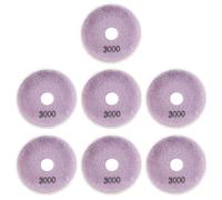 7Pcs 4inch Metal Infused Wet Grinding Pad Set For Professional Marble Tile Polishing Stone Restoration Grinding Discs Professional Stone Polishing Tool