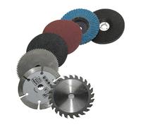 7Pcs 75mm Cutting Disc Kit for 10mm Bore Angle Grinder
