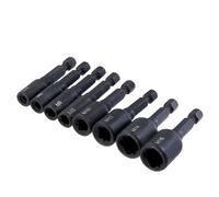 7pcs/8pcs Tap Socket Collet Wrench Set Adapter Shank Thread Screw Tapping Chuck Drill