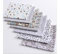 7pcs Assorted Mixed Pattern Cotton Fabric Bundle For Quilting Sewing Diy Crafts Cushions And Doll Clothes 25x25cm(3#)