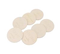 7PCS Baby Monthly Milestone Cards Synthetic Wood Double Sided Baby Monthly Milestone Marker Discs