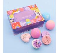 7Pcs Bath Bombs Bath Gifts,Bubble Bath Balls with Surprise for Kids,Fizzy Bubble Bath Bomb,Natural Bath Bombs,Natural Spa Fizzies Bath Ball, Bombs Gift Set for Birthday Party Teen Girls