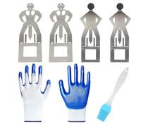 7pcs BBQ Sausage Holder Man, BBQ Accessories for Men BBQ Sausage Holder