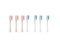 7PCS Brush Heads, Compatible with Oclean, Flow X X PRO Z1 | F1 One, Air 2, SE, Air 2T, X10 soft sonic toothbrush replacement heads(3Pink 4Blue)