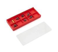 7pcs Carbide Insert Set For 10mm Shank CCMT060204/DCMT070204/MGMN200/11IR/11ER Turning Tool Holder Lathe Boring Bar Turning
